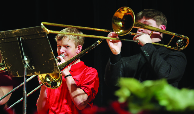 Salem High band students present holiday concert